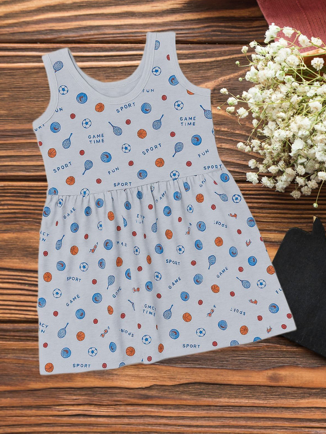 FASHION GRAB Print A-Line Dress