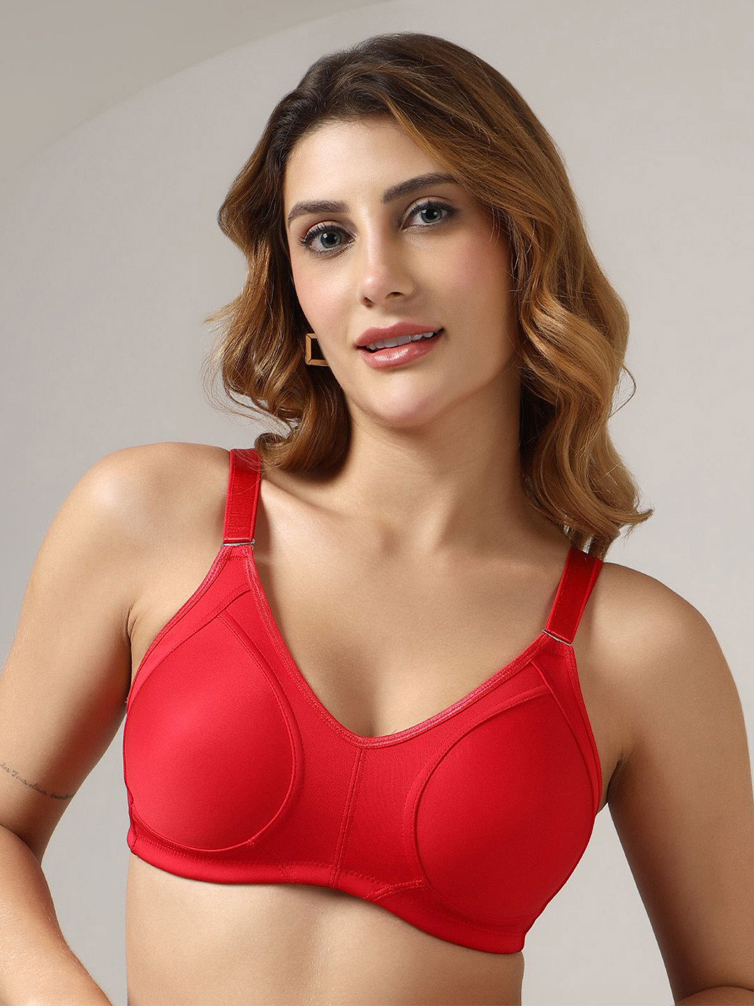 DressBerry DOZY Women Seamless Non Padded Non-Wired Bra All Day Comfort T-Shirt Bra