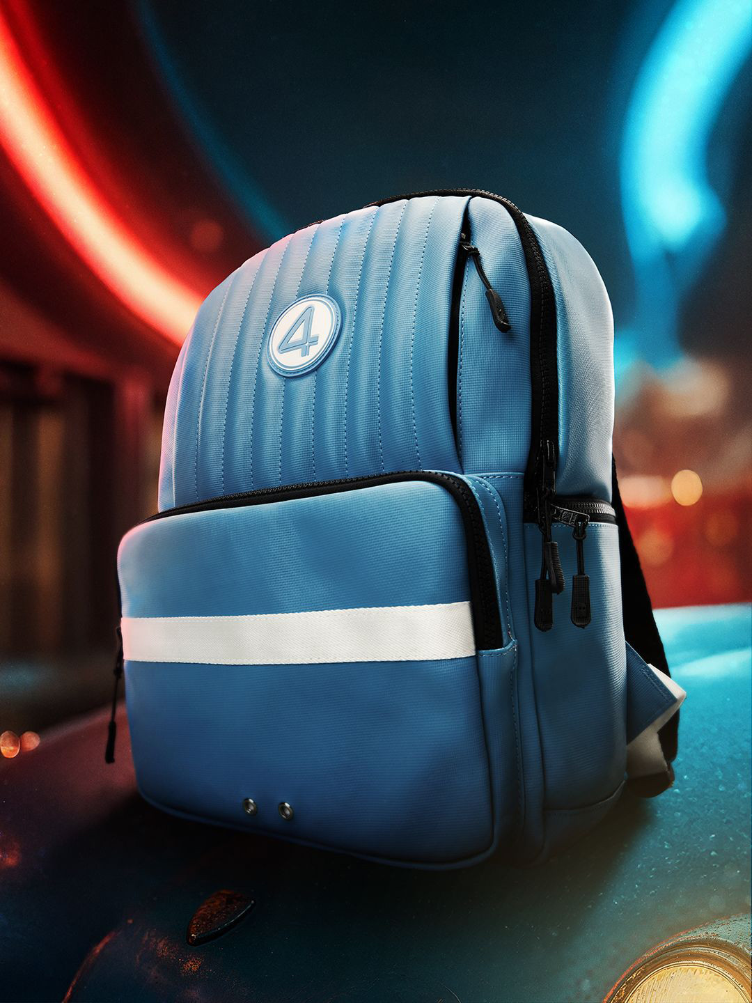 The Souled Store Men Fantastic 4: Baxter Suit Graphic Backpack