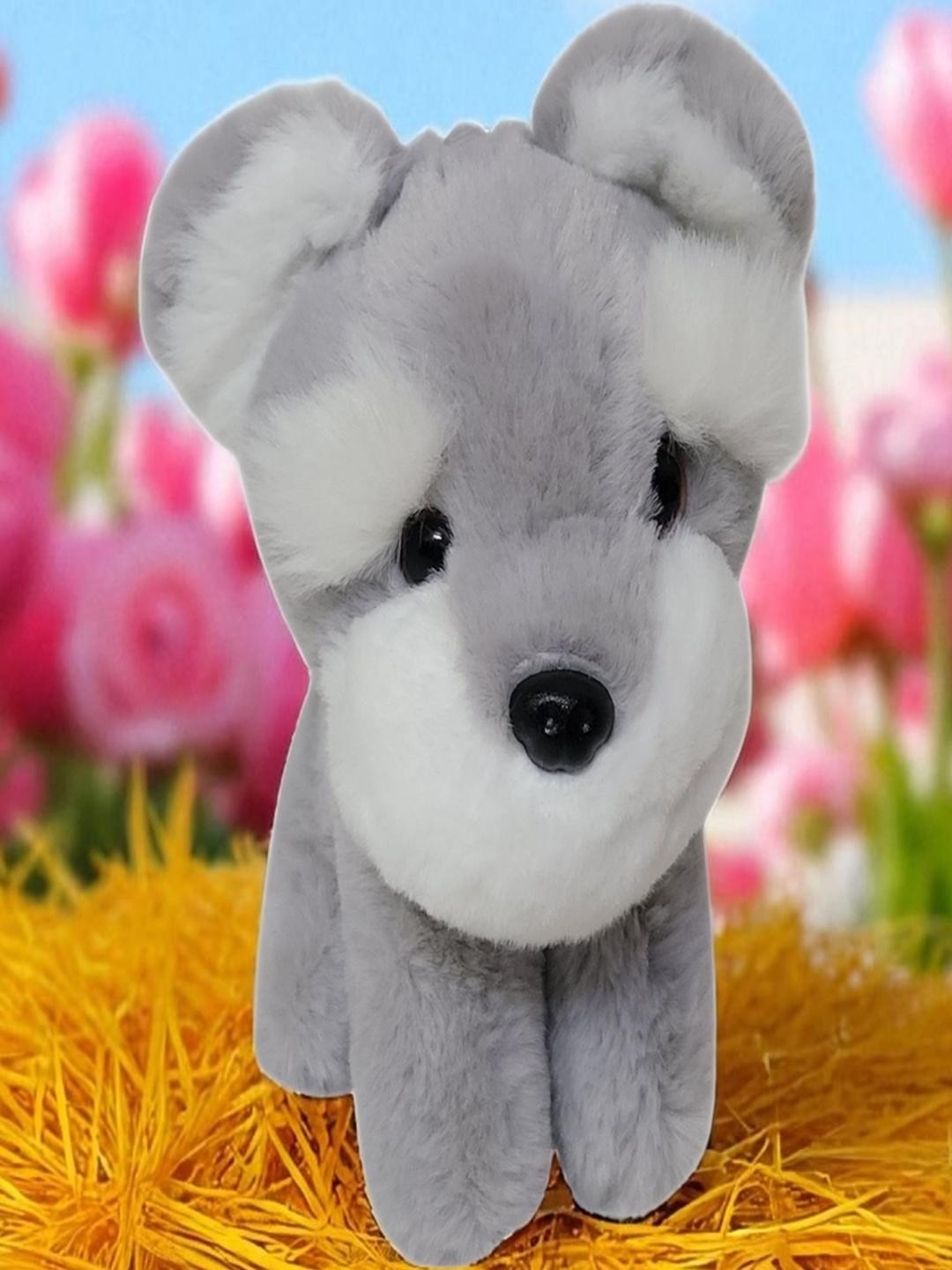 ADOREAL White Husky Dog Soft Toy Keychain