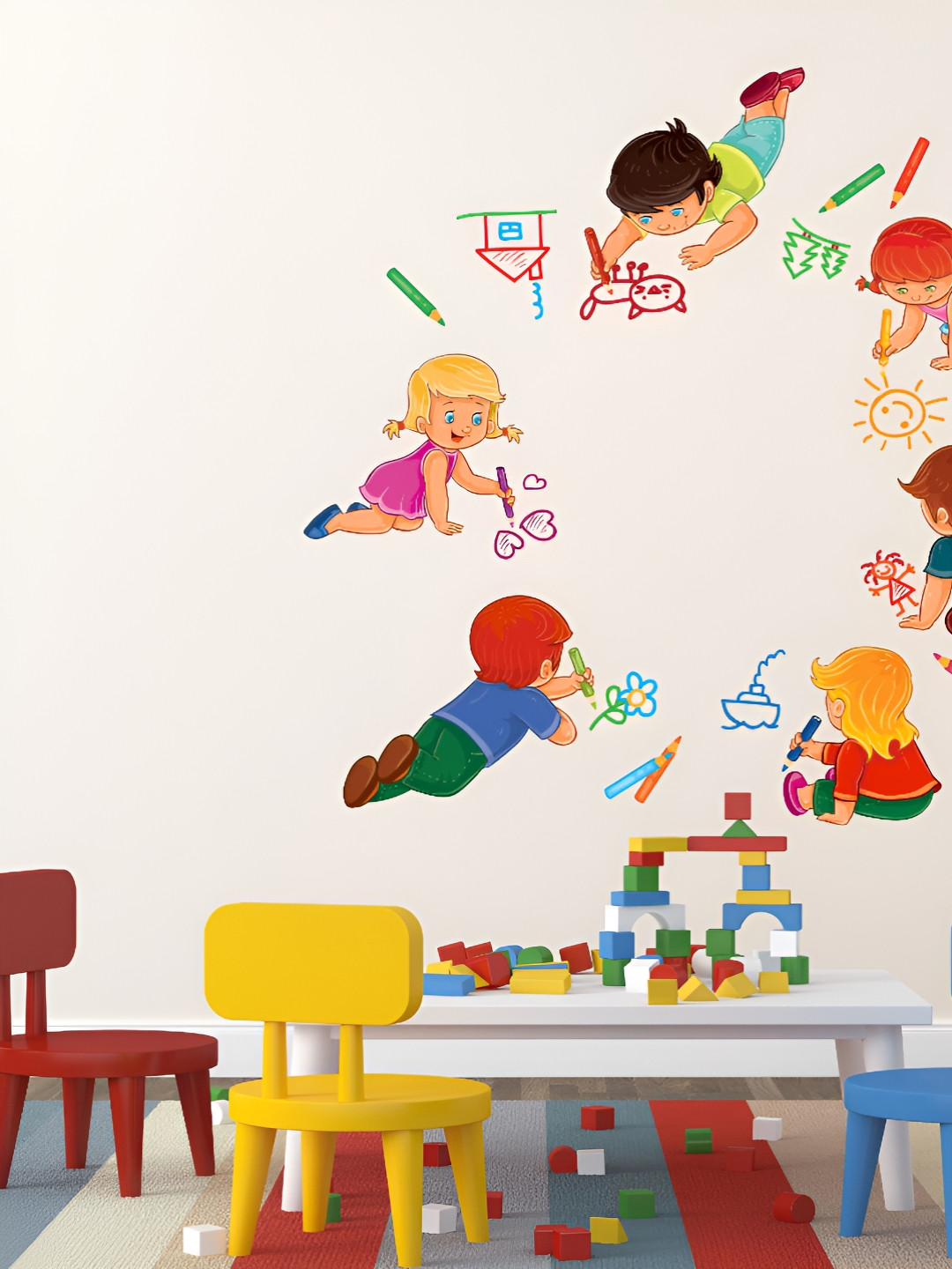 LANSTICK Kids Writing Wall Sticker