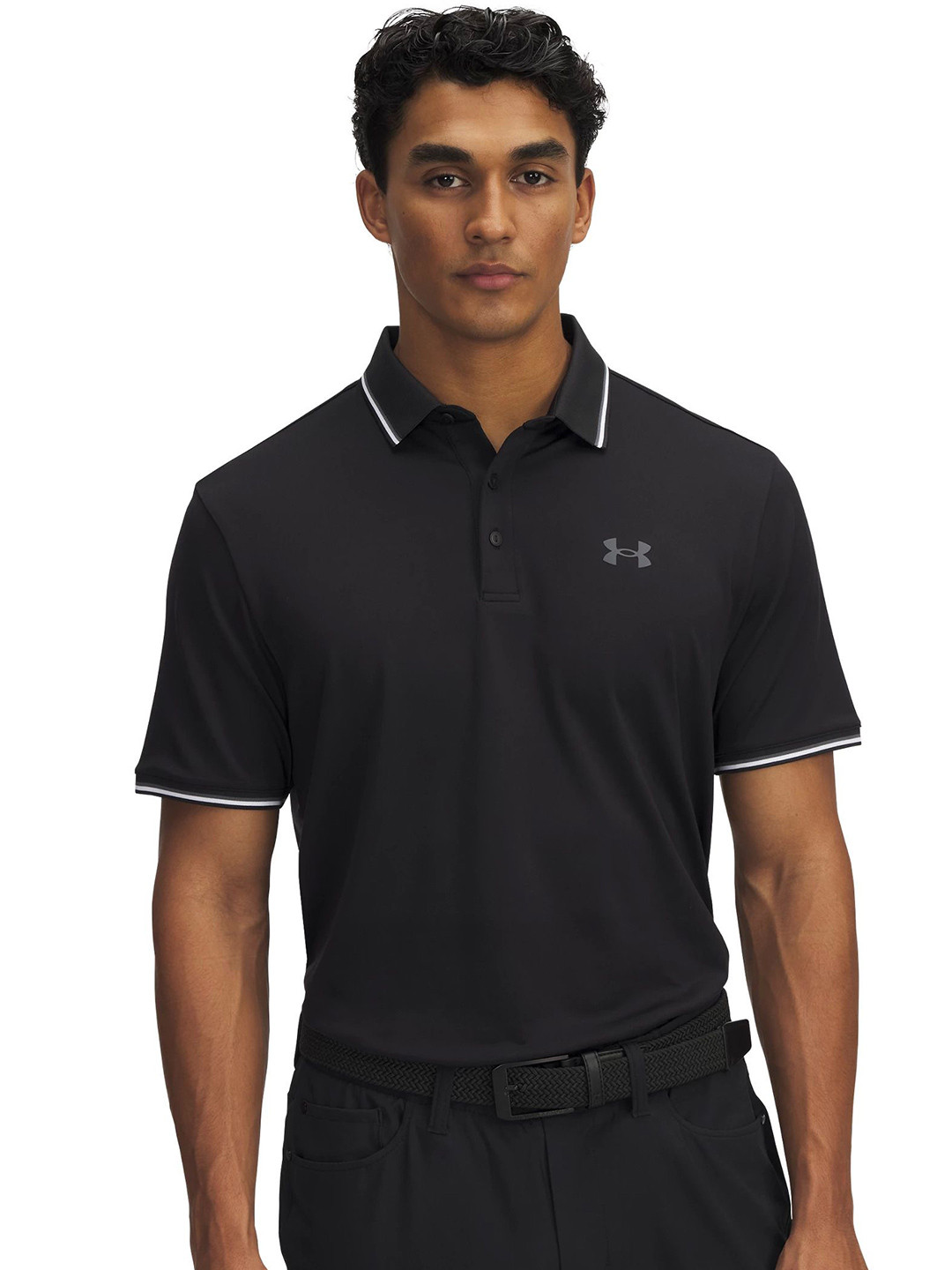 UNDER ARMOUR Men Brand Logo Printed Polo Collar T-shirt