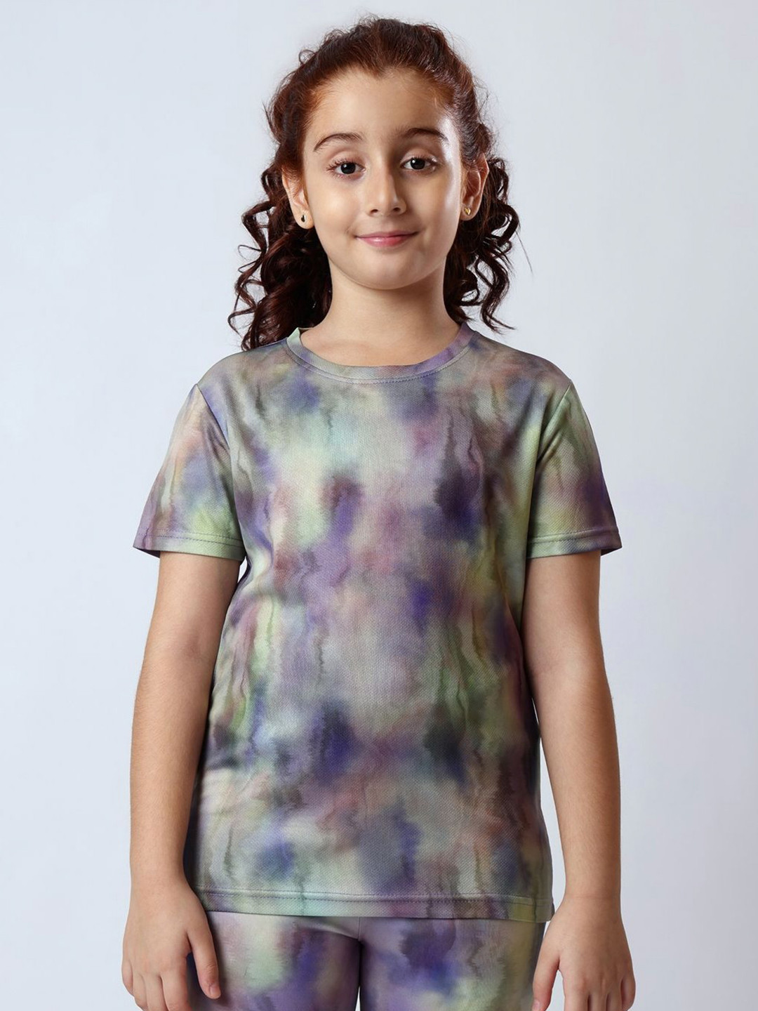 UMILDO Spring Collection Girls Tie and Dyed Running Dri-FIT T-shirt