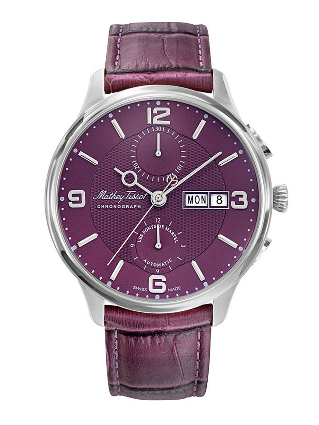 Mathey-Tissot Men Analogue Date Aperture Automatic Watch H1886CHATAR