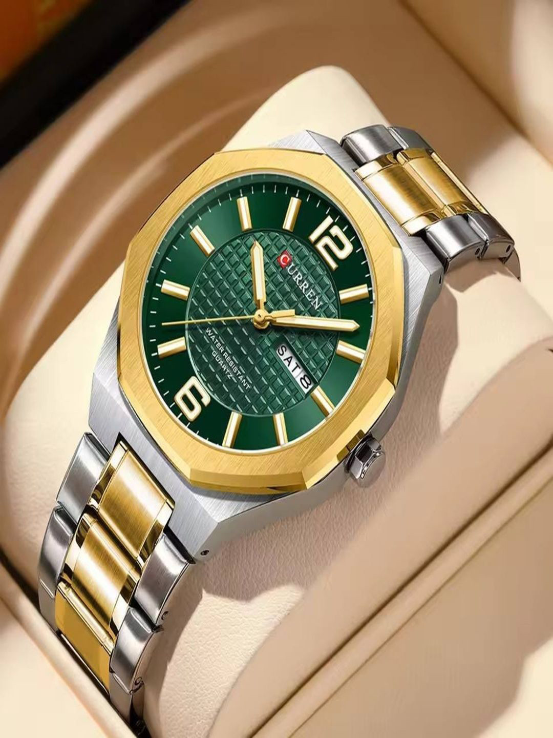 Curren Men Analogue Watch CR-8476-TT-Green