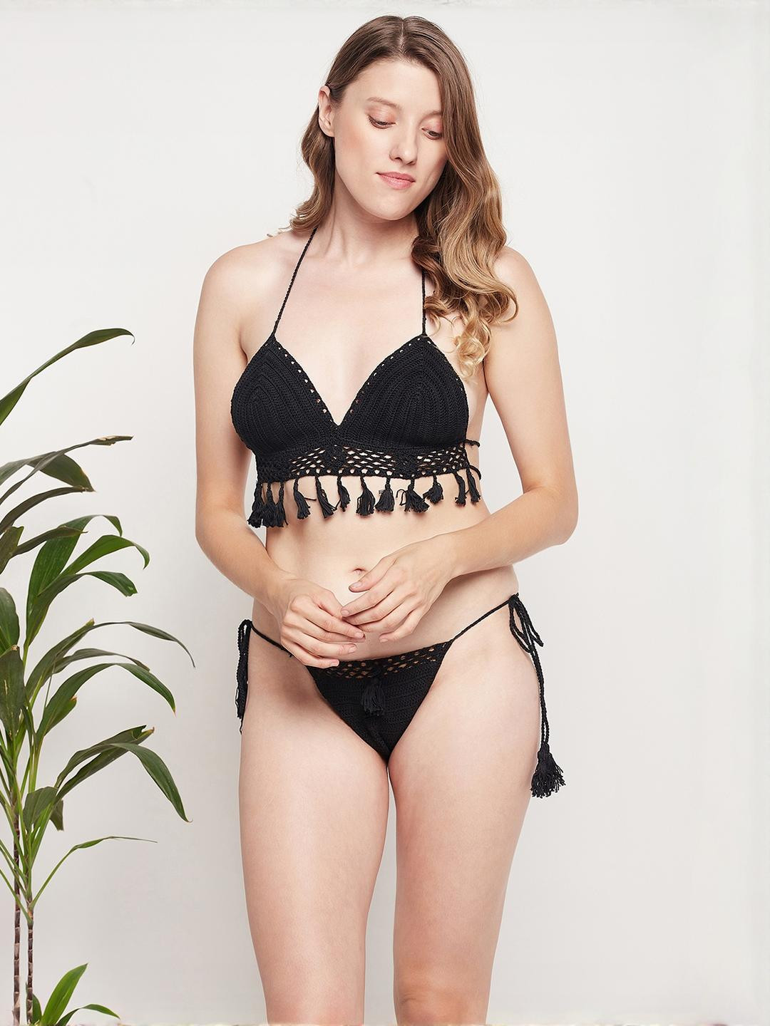 Women Crochet Set - Bra & Panty Set