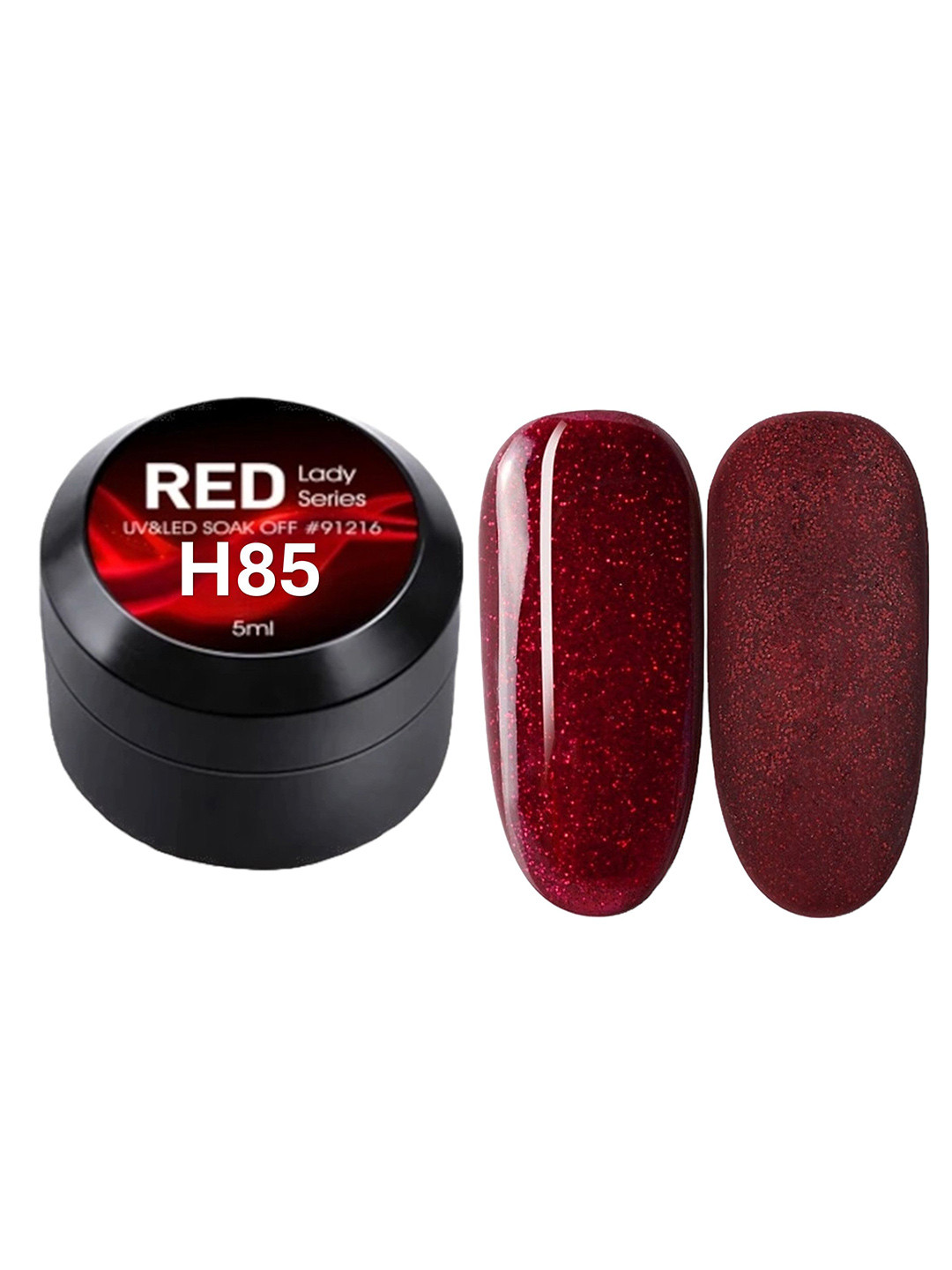 BELLE GAGA Red Lady Series UV & LED Soak Off Nail Polish- 5 ml- Shade- H85