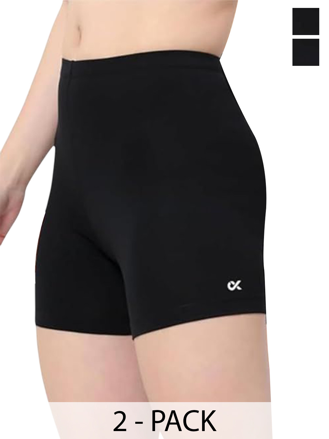 Xjarvis LUCIA Women Pack Of 2 Lightweight Breathable & Moisture-Wicking Yoga Sports Shorts