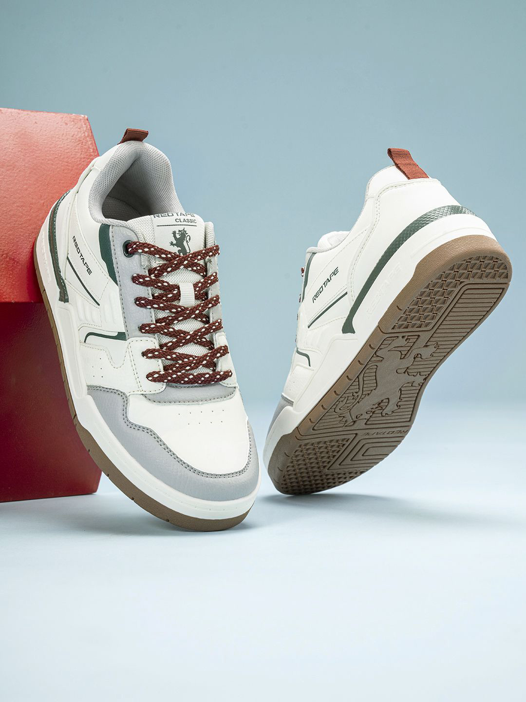 Red Tape Edge Elevate Series Men Colourblocked Round Toe Sneakers