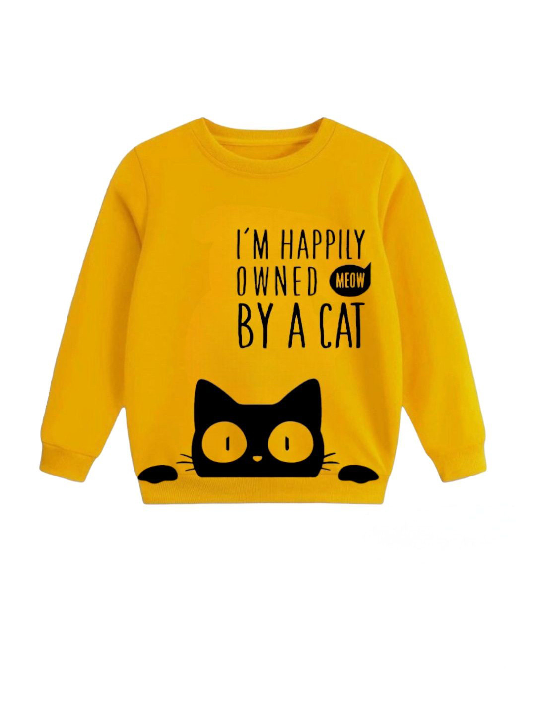 WAAMY69 Kids Printed Pullover Sweatshirt