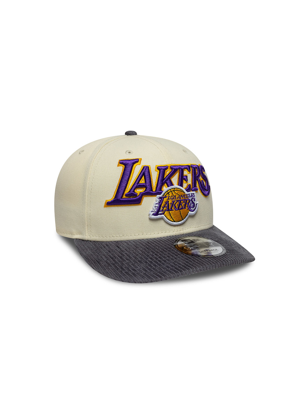 New Era Men Embroidered Los Angeles Lakers Snapback Cap
