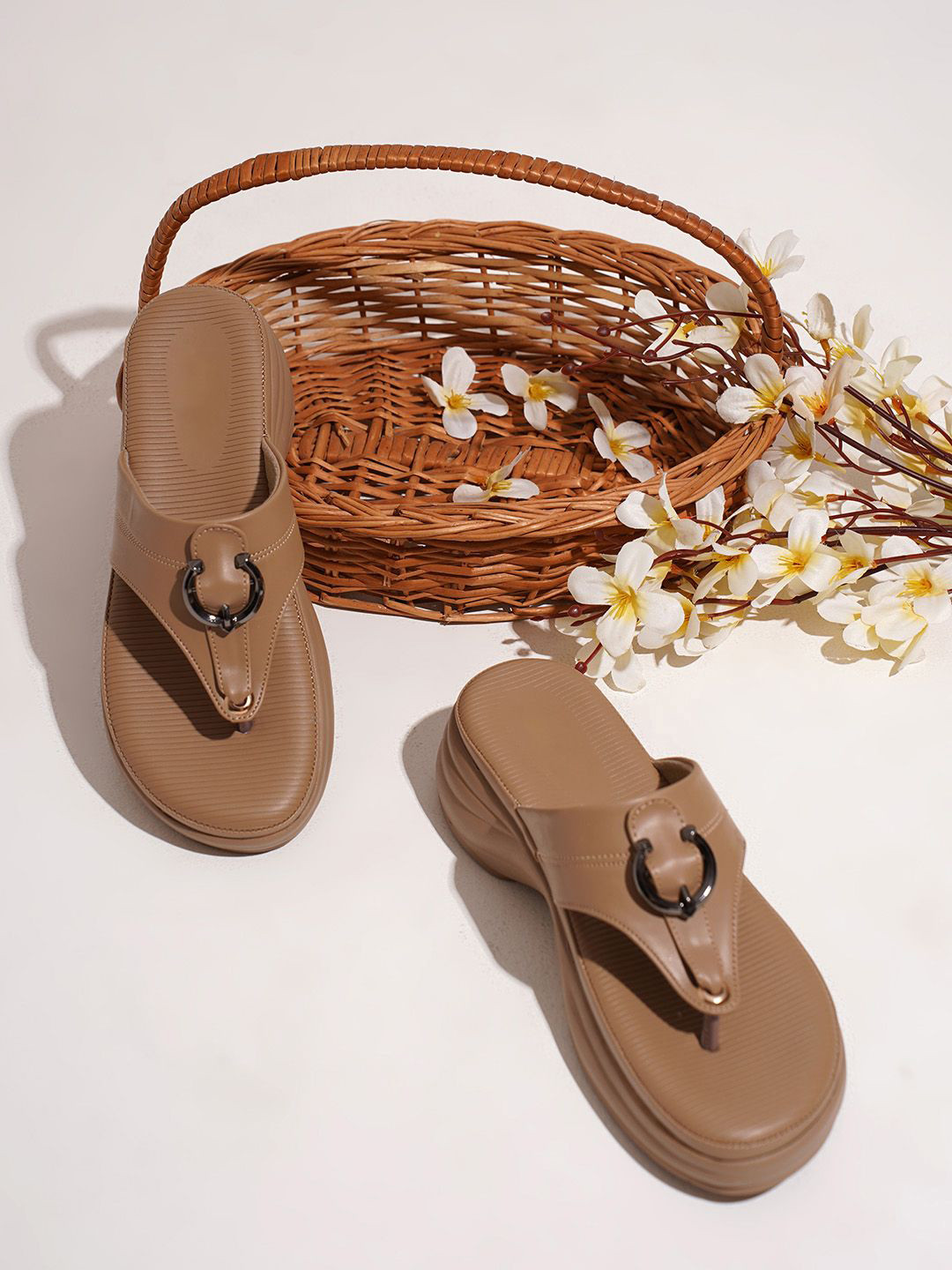 Froh Feet Women Open Toe Heels Sandals With Buckles