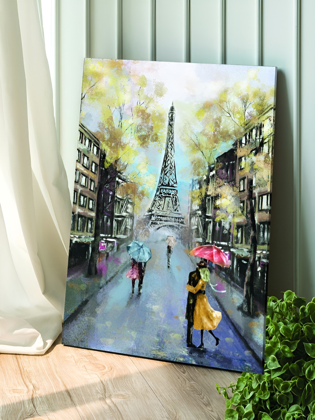 Myntra Elegant Homes Eiffel Tower Canvas Art