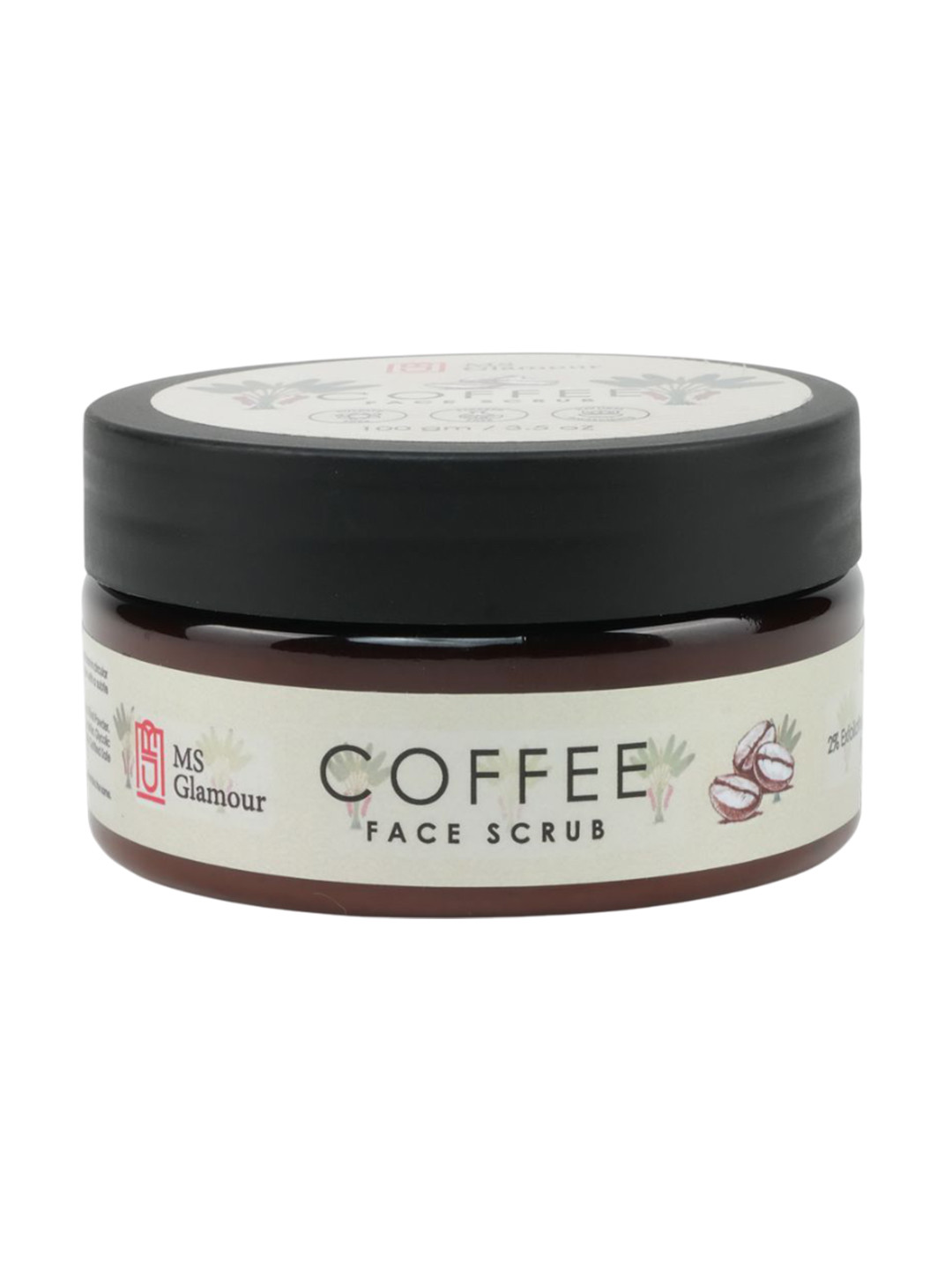 MS Glamour Coffee Face Scrub For Tan Removal- 100 g