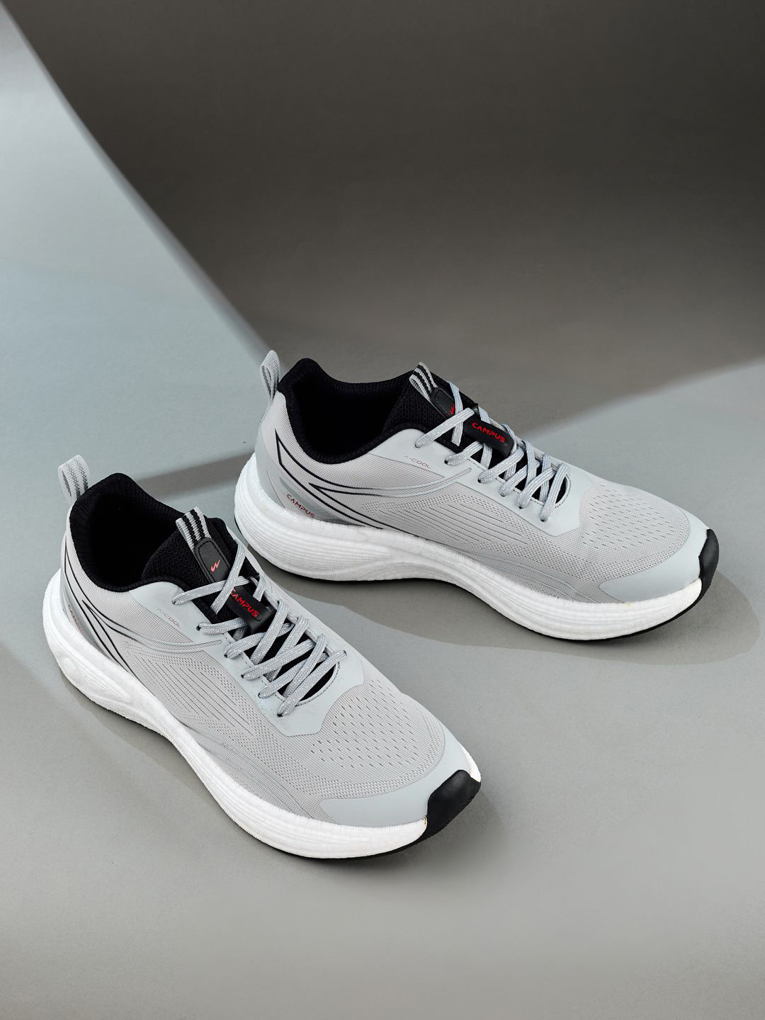 Campus Men PUMPED Mesh Running Non-Marking Shoes