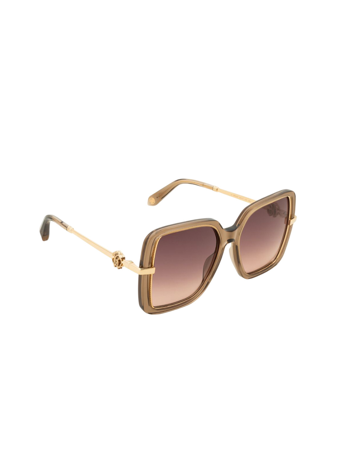 Roberto Cavalli Women Brown Lens & Brown Butterfly Sunglasses with
