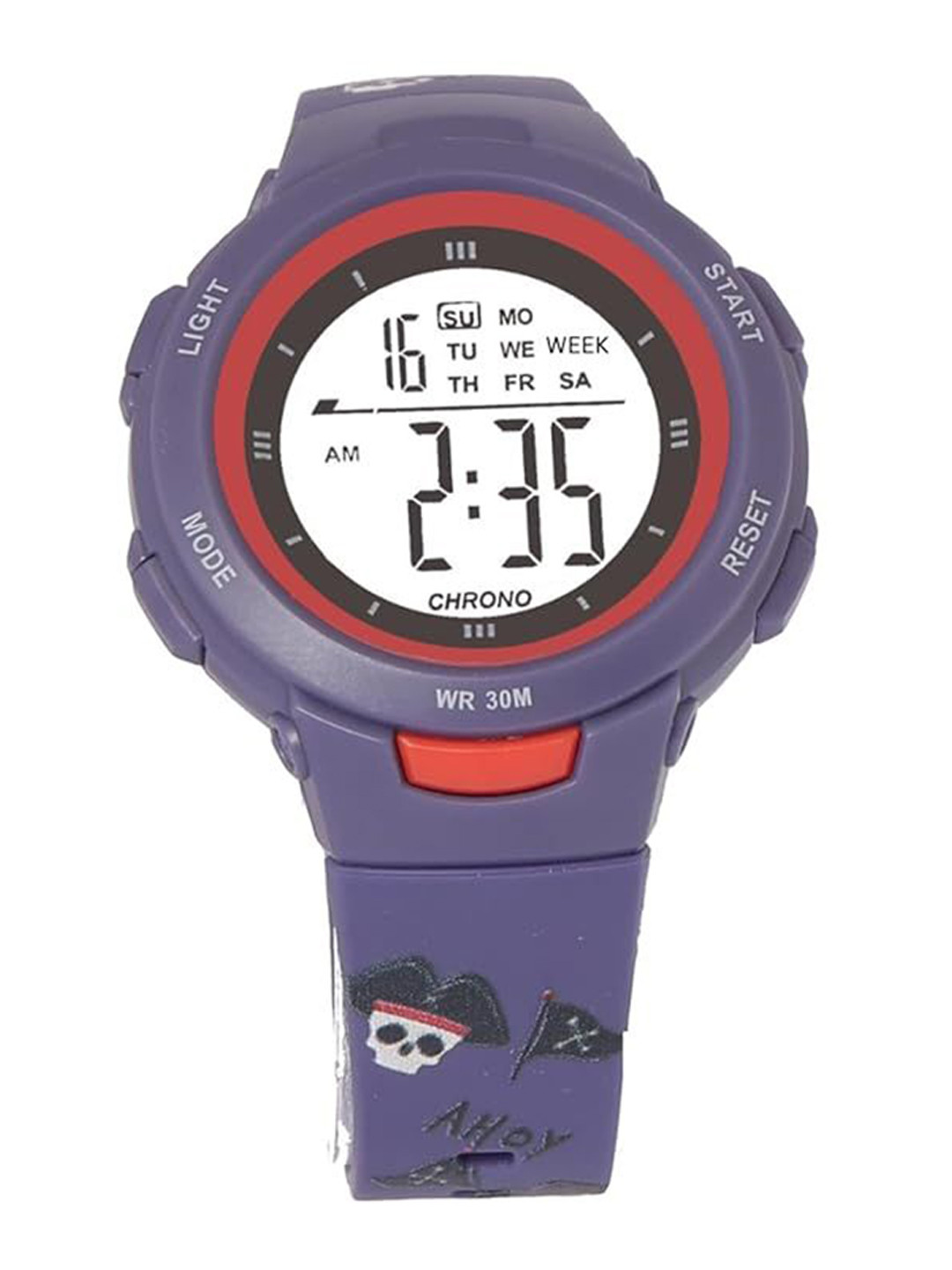 SWADESI STUFF Kids Metal Dial & Straps Digital Watch SDS 167 PURPLE 2027
