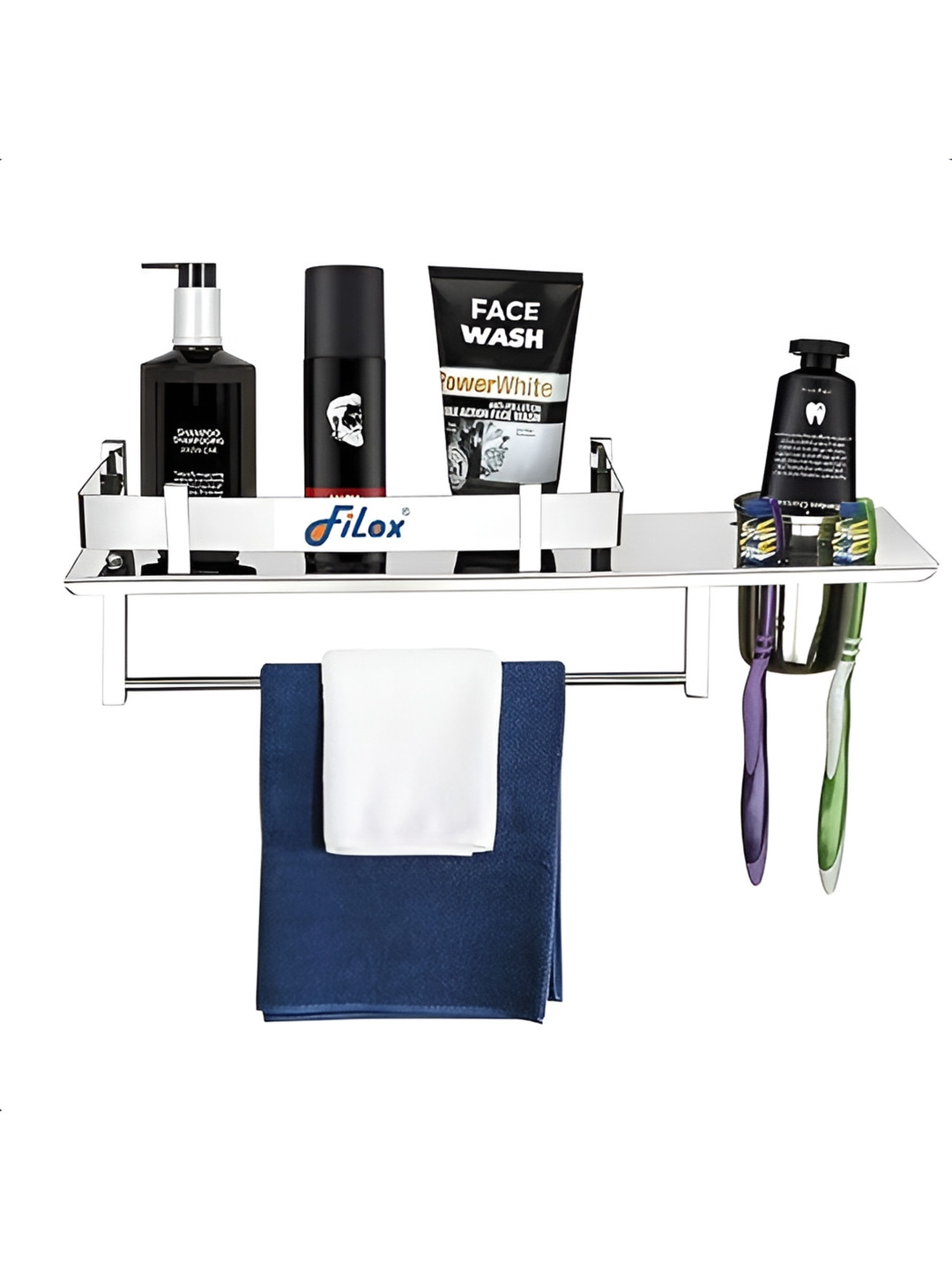 Filox Steel Stainless Steel Bathroom Caddy