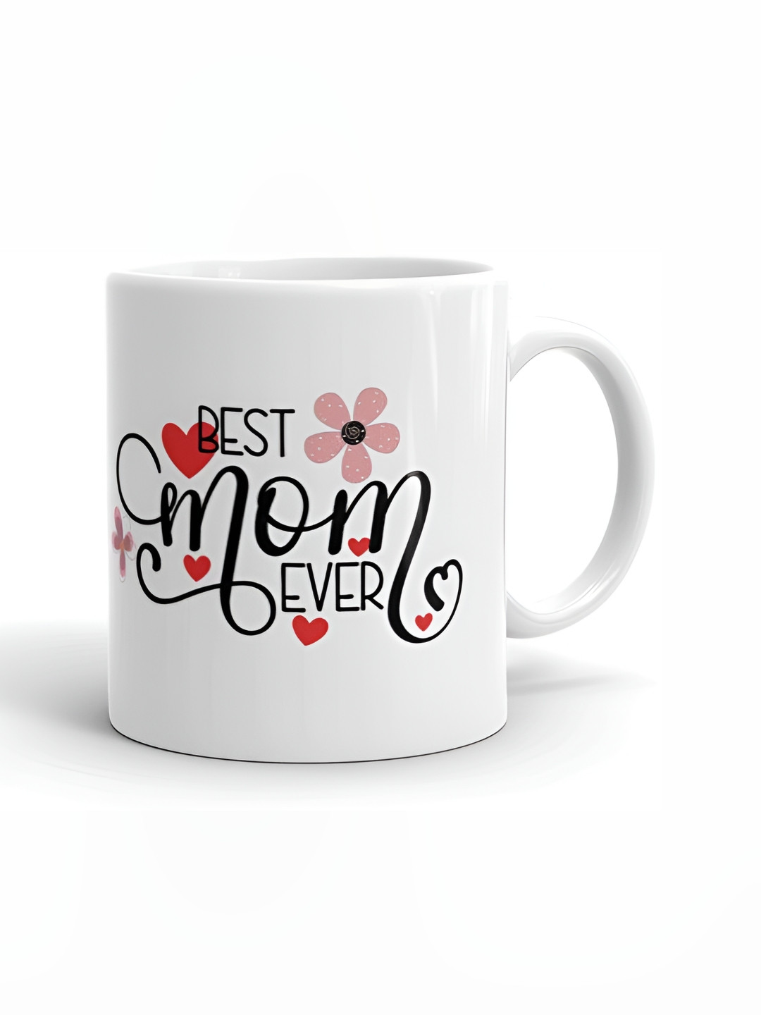 Mr UVD White & Black Mom Printed Ceramic Mug 350ml