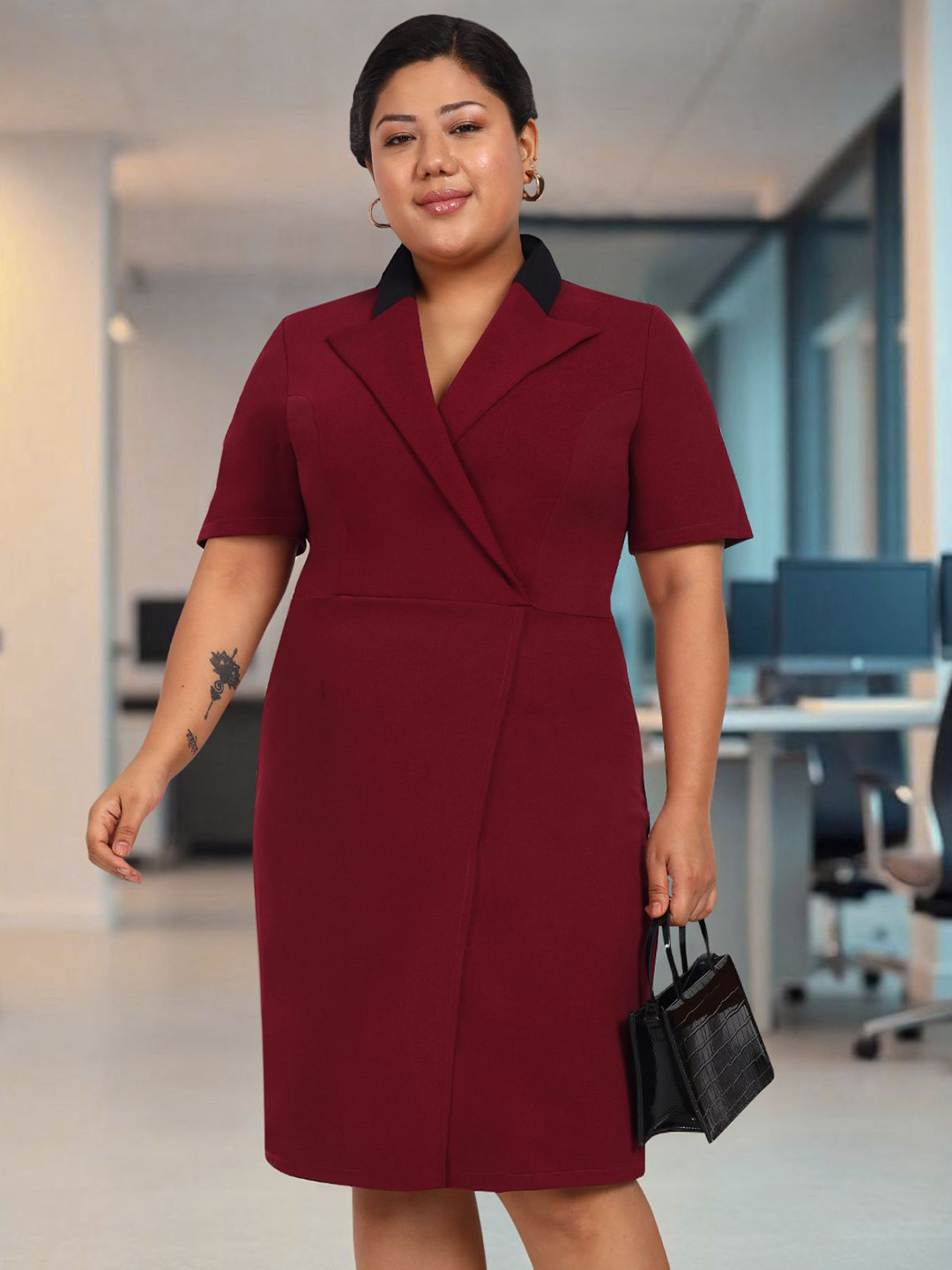 wild U Women Formal Blazer Dress