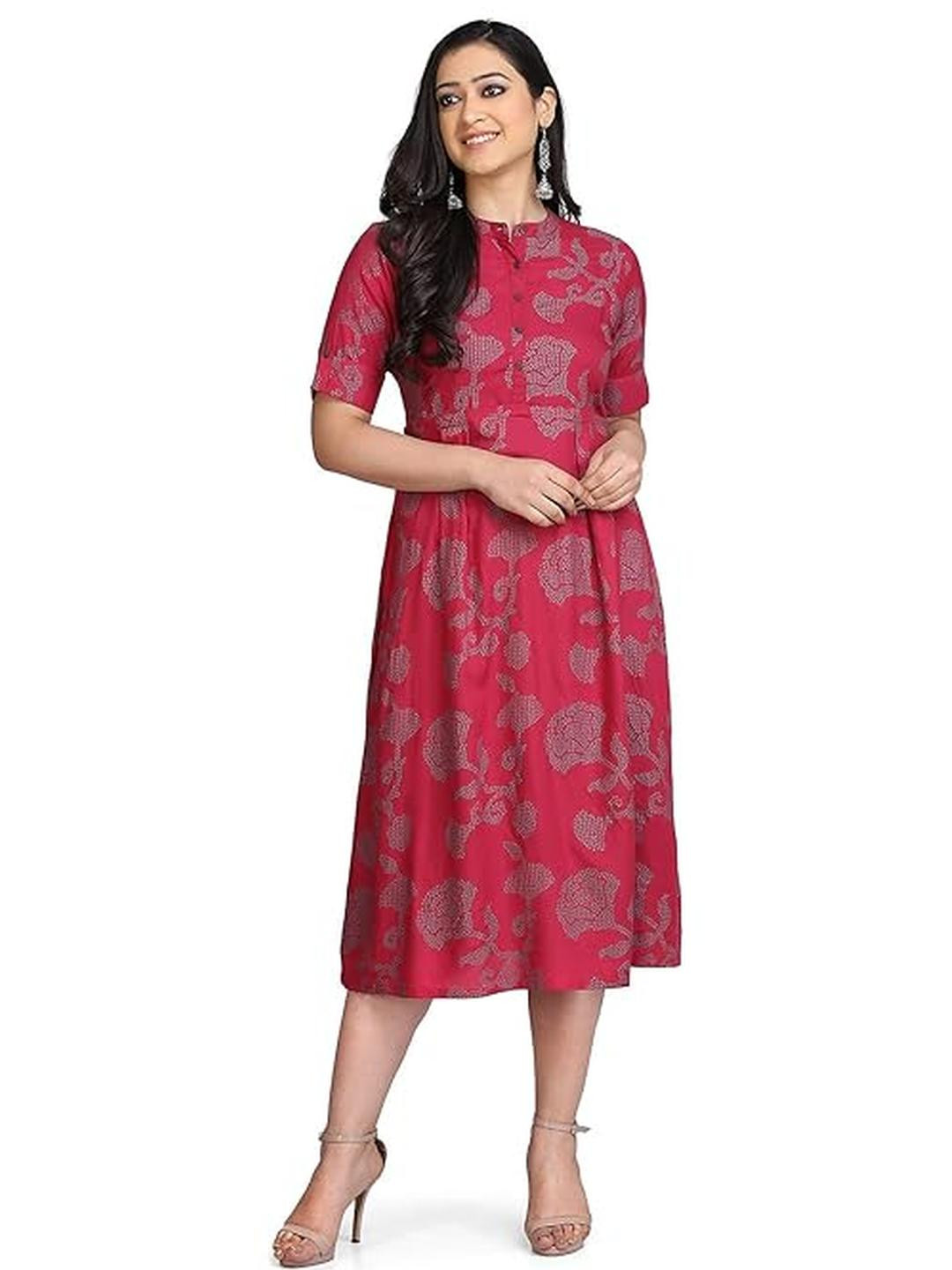Rangavali Women Maroon Kurtas