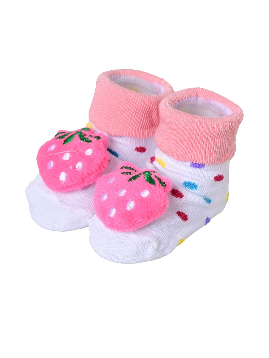 ME Stores Kids White & Pink with Anti-Skid Silicon Support