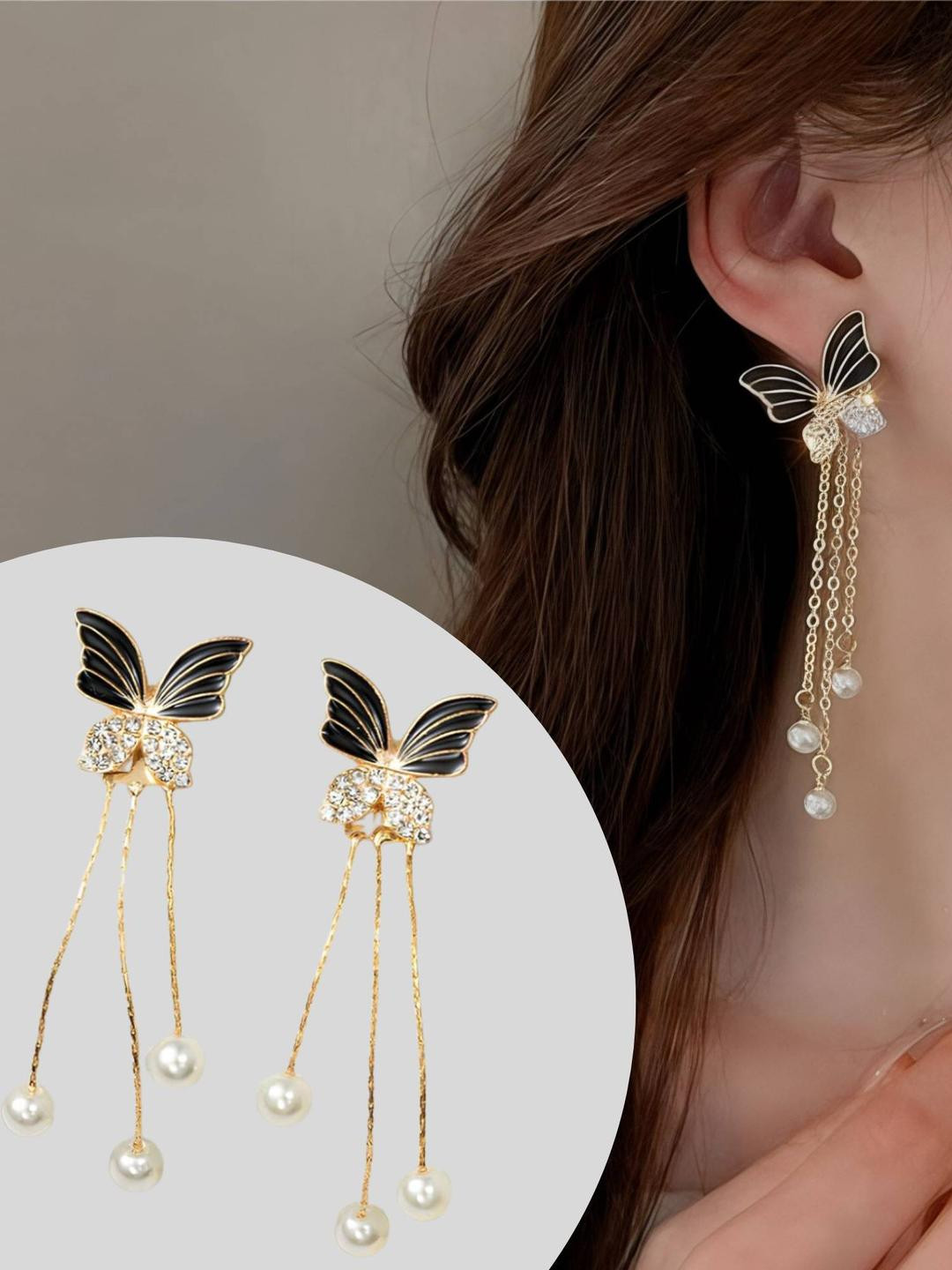 Korean Butterfly Earrings for Girls
