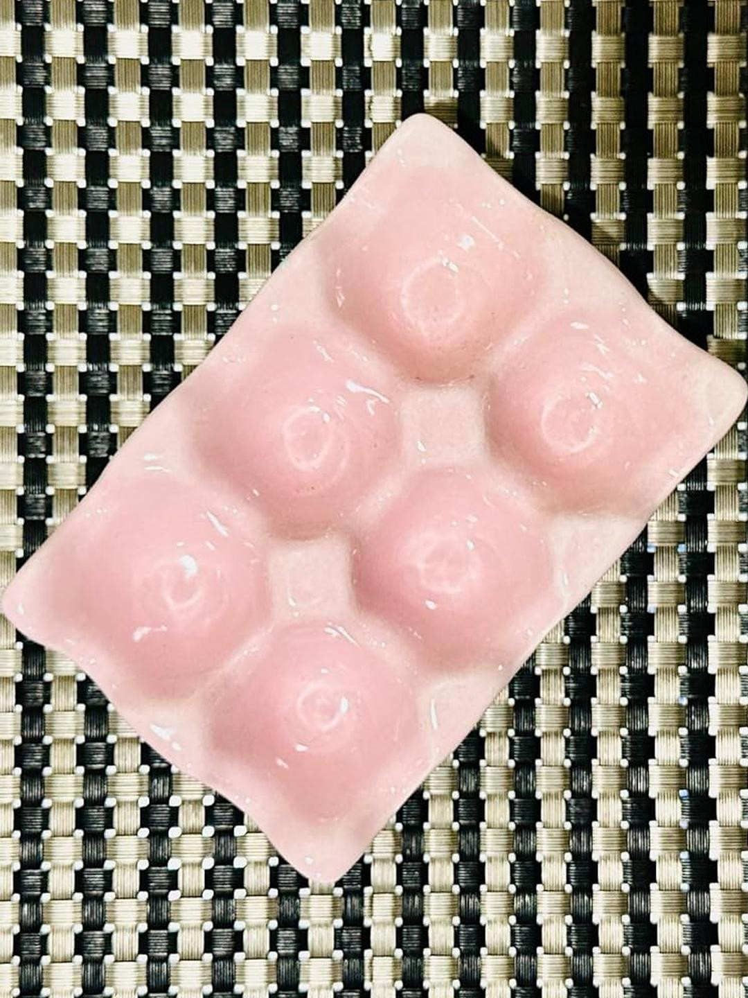 Altaica Pink Food Platter Egg Tray