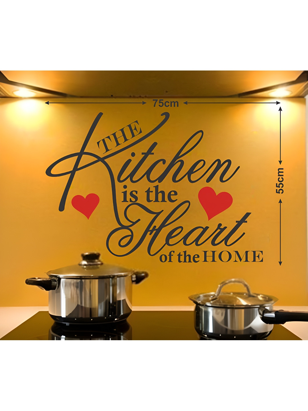 LANSTICK Kithchen Quotes Wall Sticker