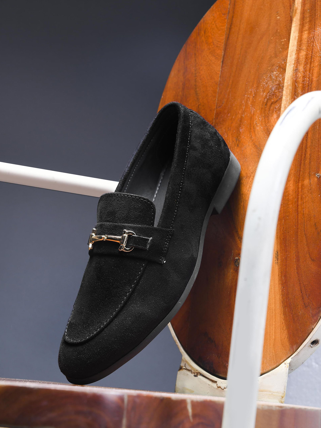 WAVE WALKER Crane Men Arch Support Lightweight Suede Loafers