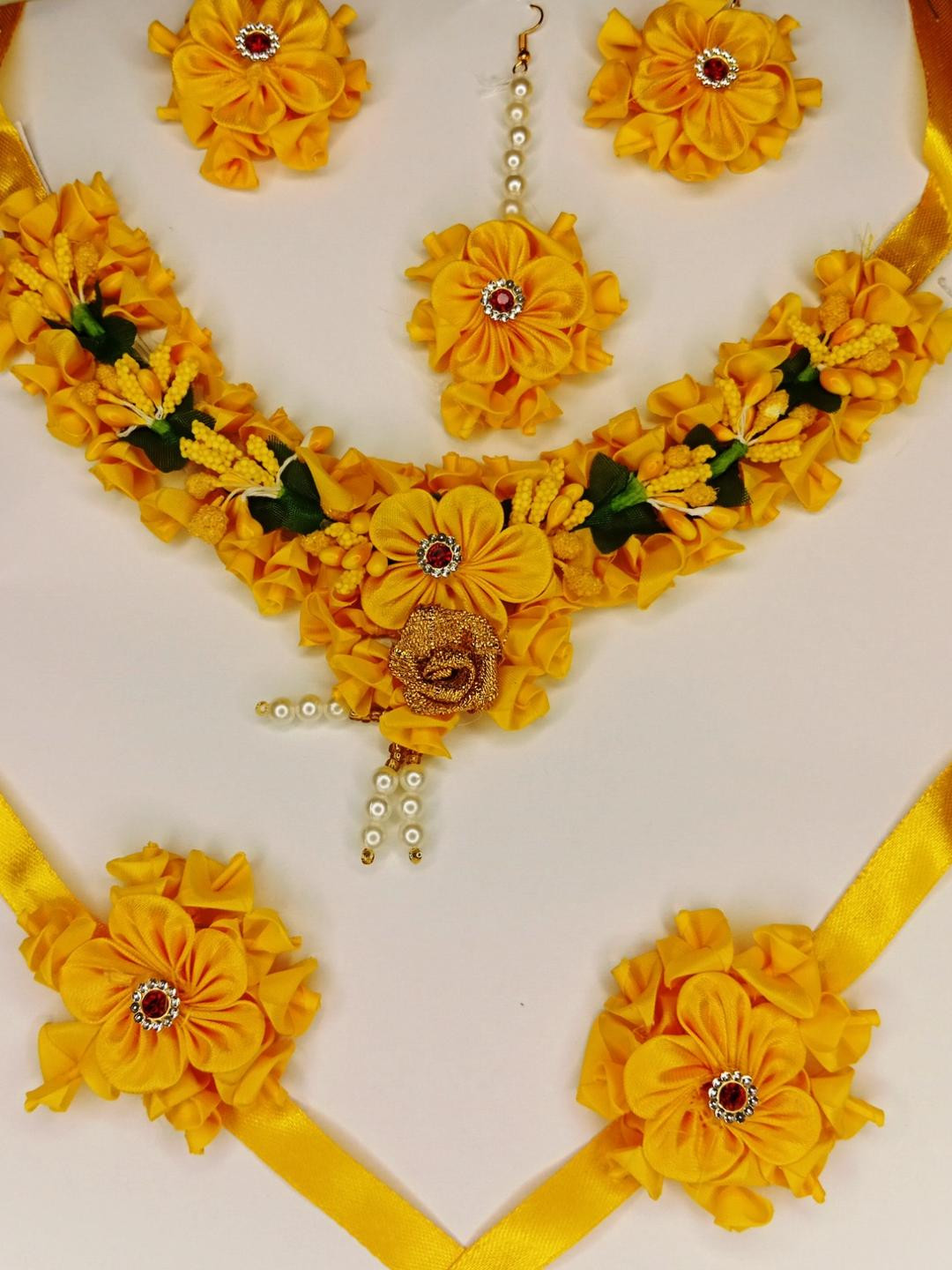 ALL DAY 365 Women Yellow Jewellery Set