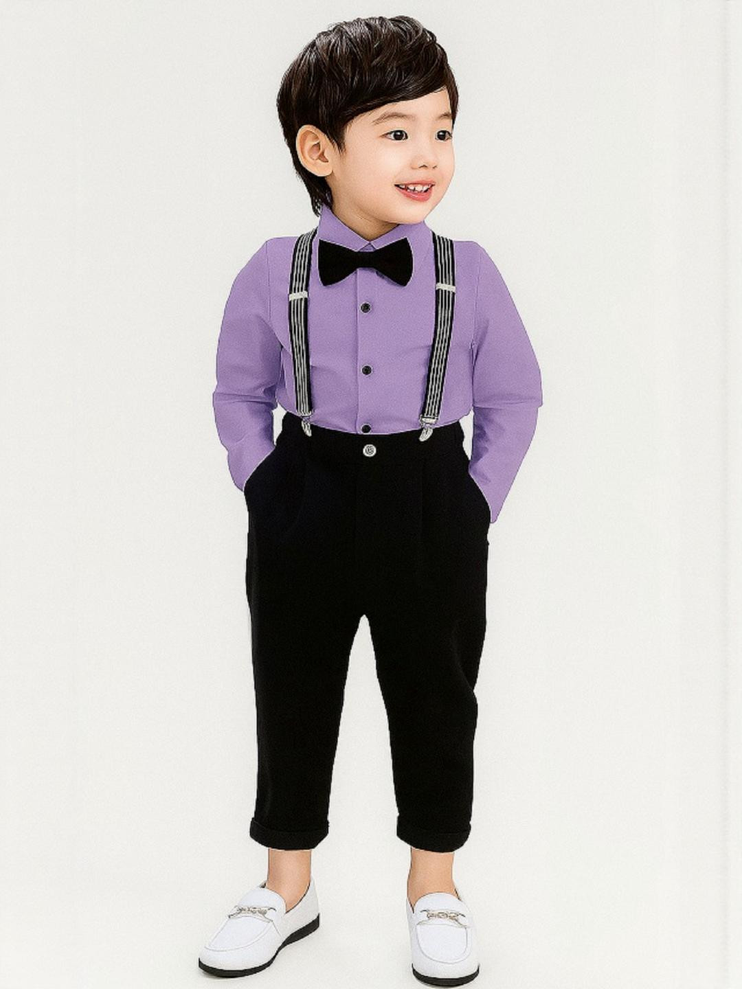 kilimoli Boys Lavender Clothing Set