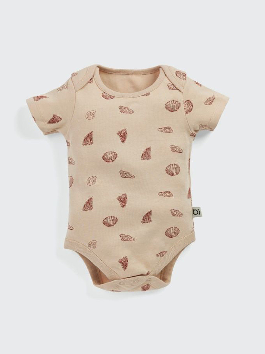 SPROG COLLECTION Infant Boys Printed Round Neck Romper