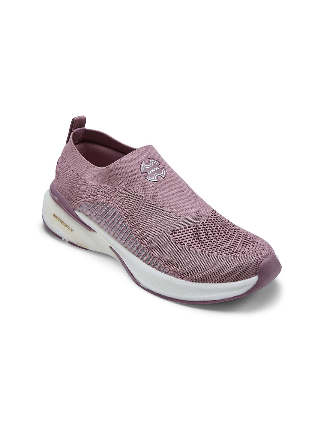 Campus  MADRA Women Textured Round Toe Slip On Walking Non-Marking Sports Shoes