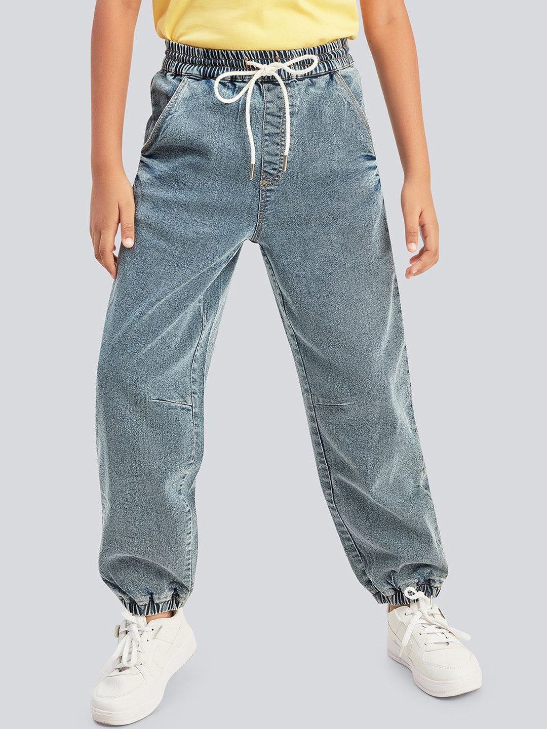 Olele Boys Comfort Relaxed Fit Mid-Rise Jeans