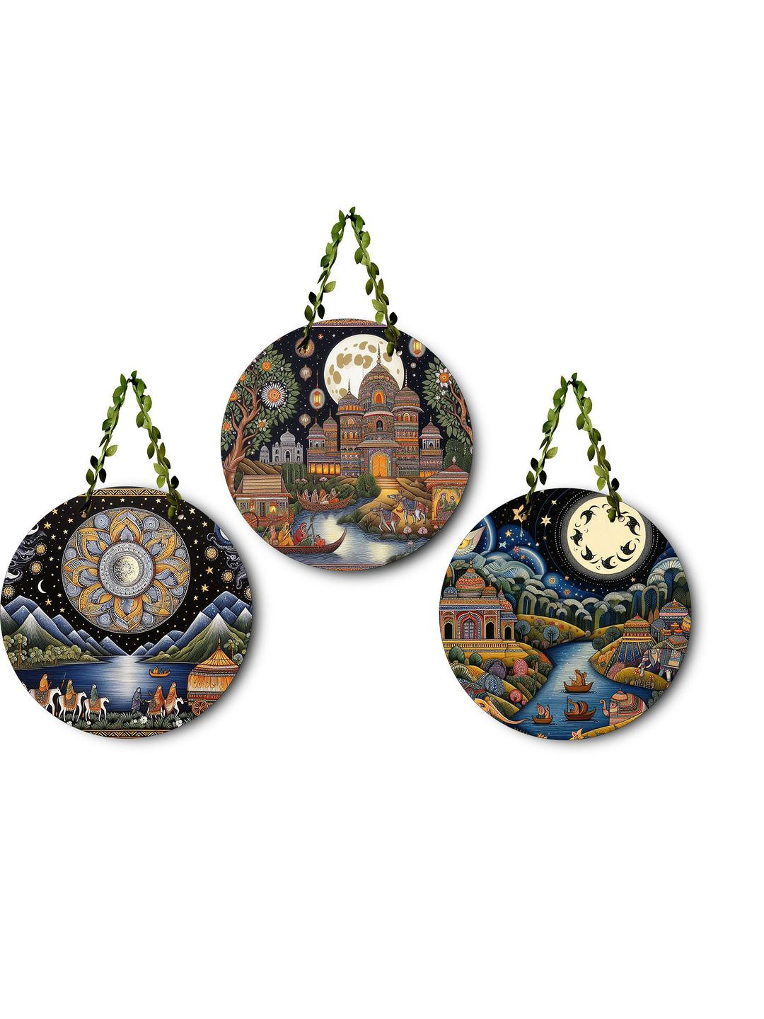 MD Arts Unisex Navy Blue Wall Decor