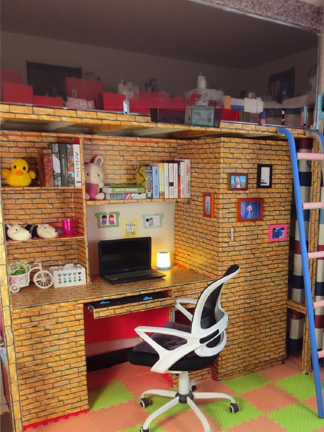 INDIAN ROYALS Sandalwood Yellow Brick Wallpaper