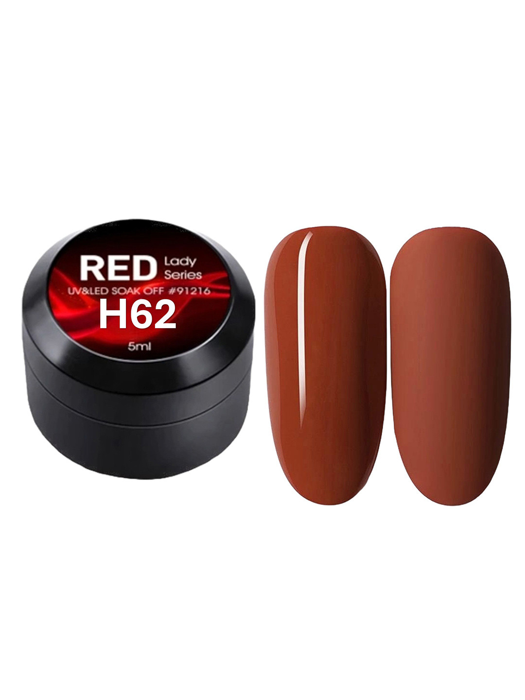 BELLE GAGA Red Lady Series UV Gel Nail Polish - 5 ml - H62