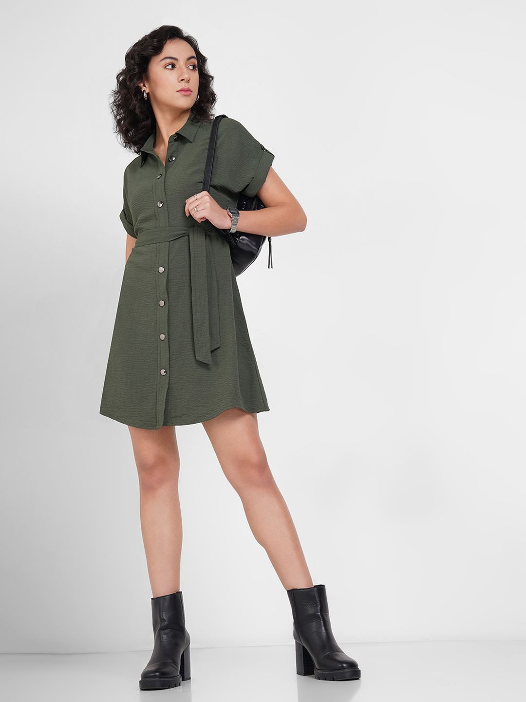Honey by Pantaloons Women Shirt Collar Shirt Dress