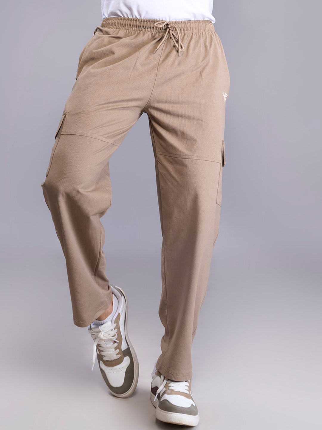 JINXER Men Straight Fit Jinxer Vintage Cotton Cambridge Cargos