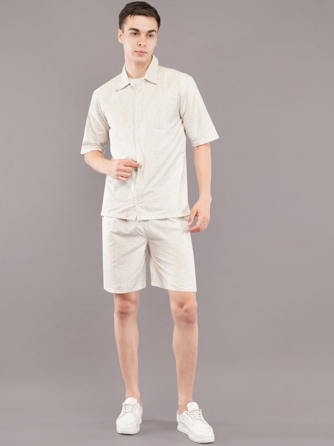 Adore  Wear Men Shirt with Shorts Co-ord Set