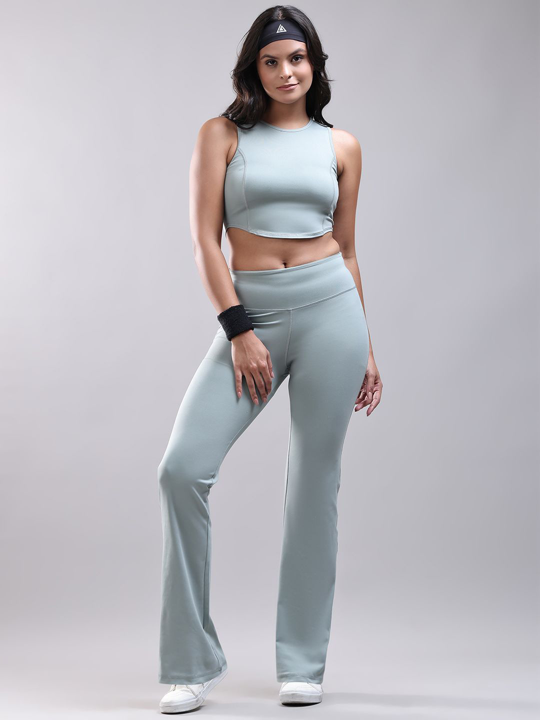 Aesthetic Bodies Women Crop Top With Trousers Co-Ords