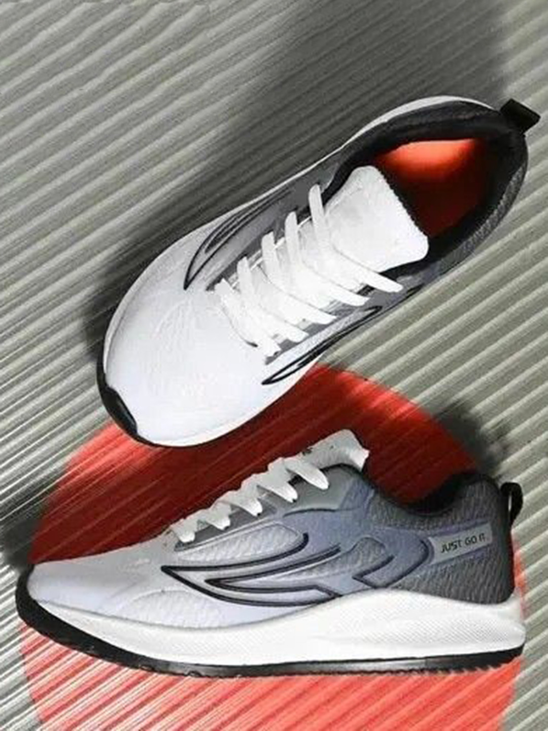 COOPERWINGS Men Lace-Ups Round Toe Sneakers