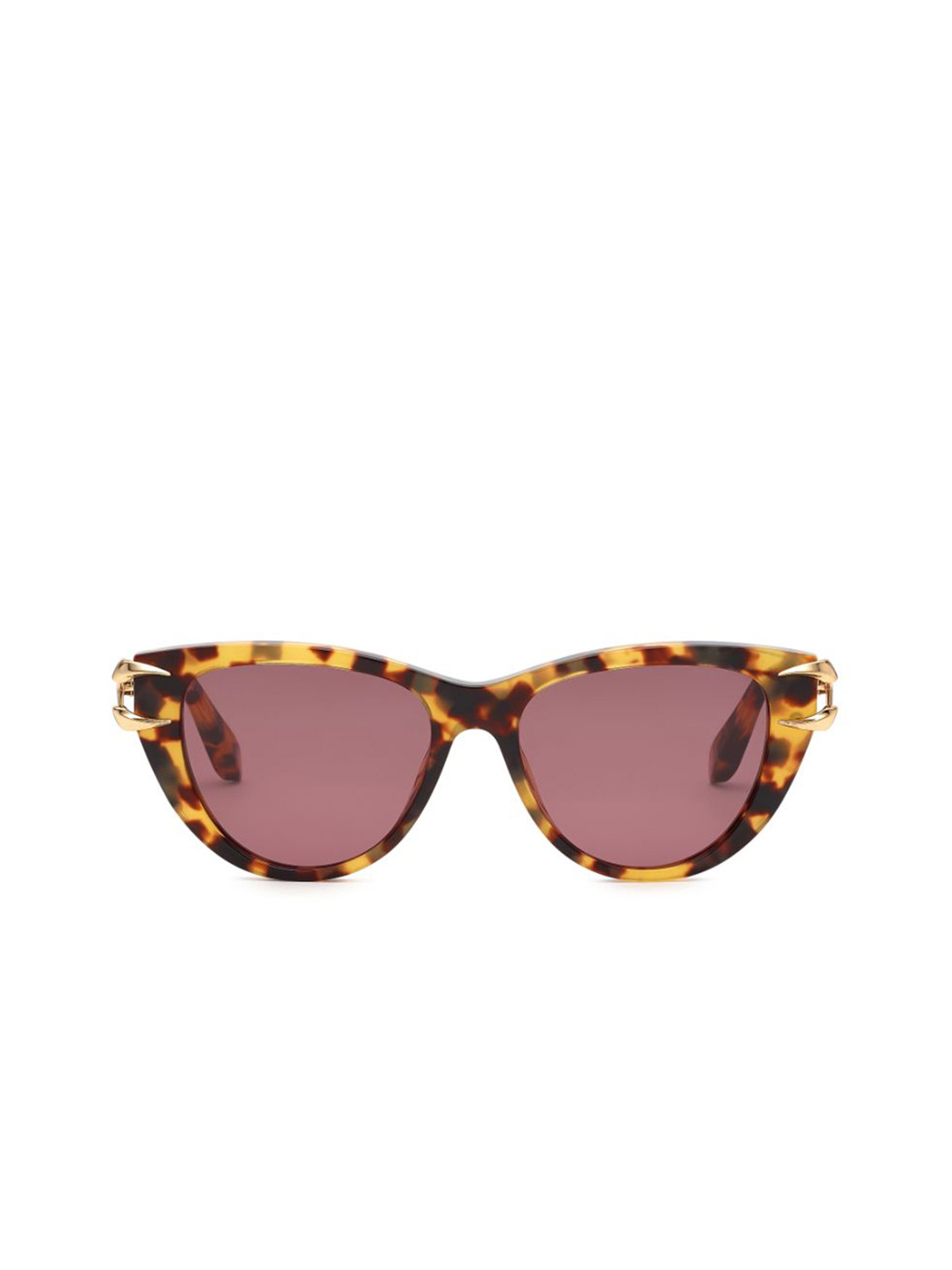Roberto Cavalli Women Cateye Sunglasses with UV Protected Lens SRC03155777SG