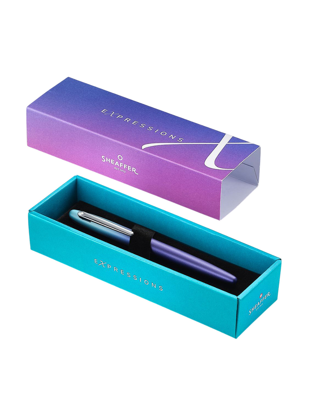 Sheaffer Expressions VFM 9430 Blue & Purple Pearlised Gradient Rollerball Pen