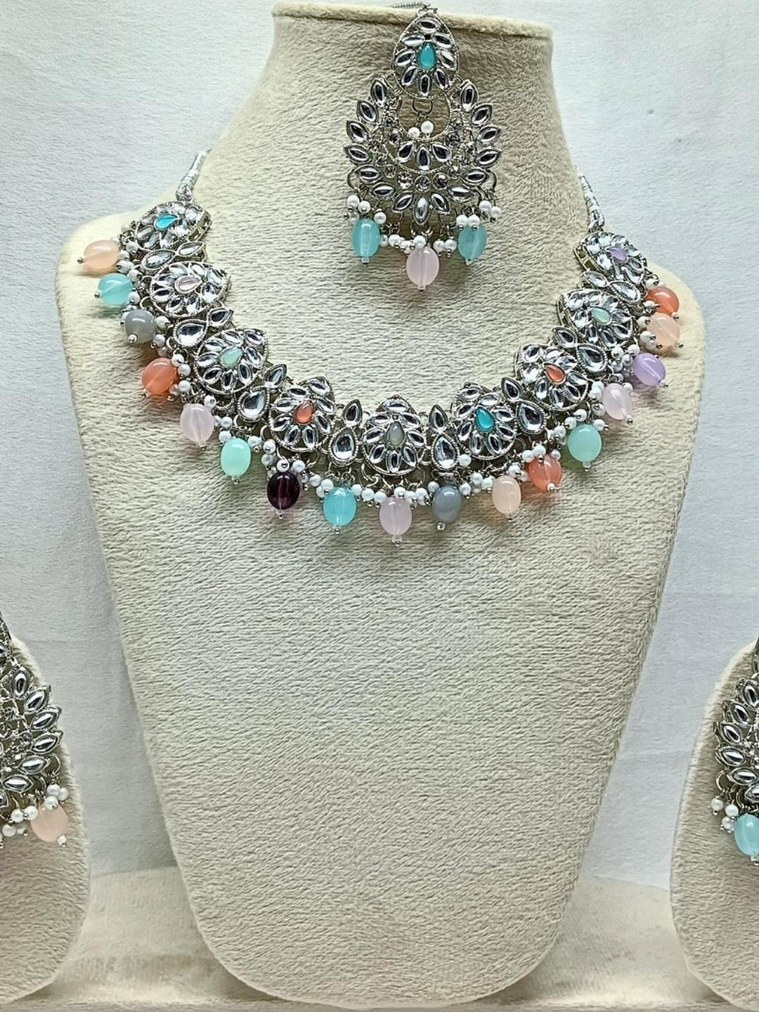 NIPSTec Women Coral Jewellery Set