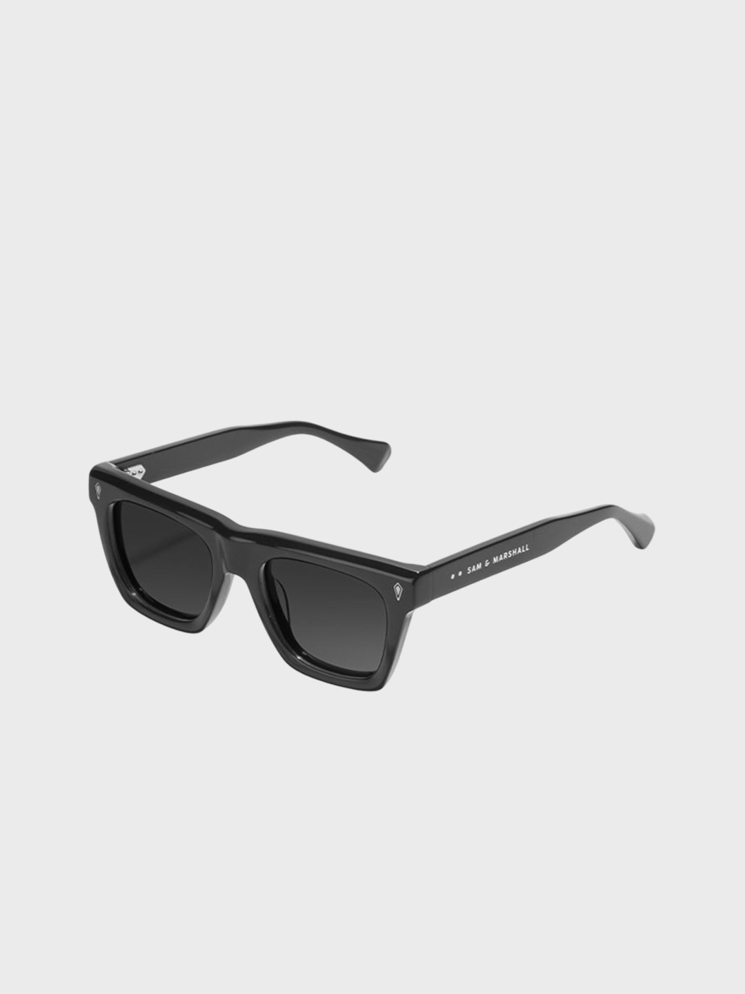 SAM & MARSHALL Unisex Rocco Sunglasses ROCCO_BLACK_2980