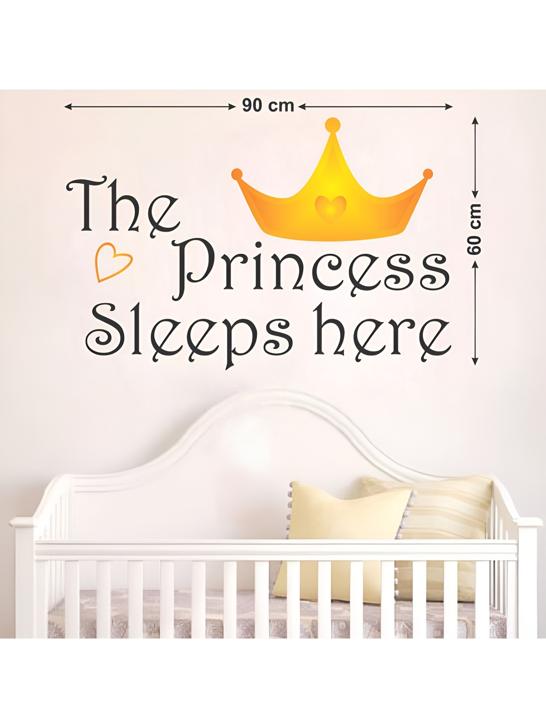 LANSTICK Princess with sleep wallsticker