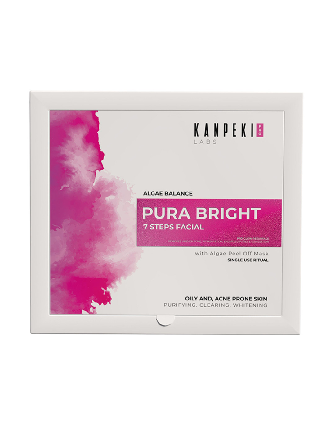 Kanpeki Algea Balance Pure Bright 7 Steps Facial Kit - 120g