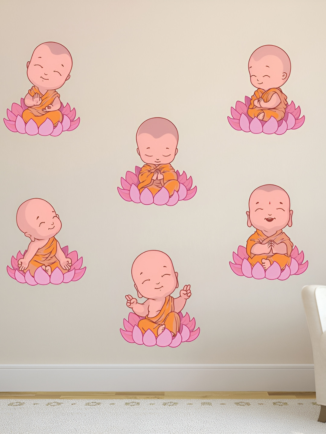LANSTICK Little Budhar wall Sticker